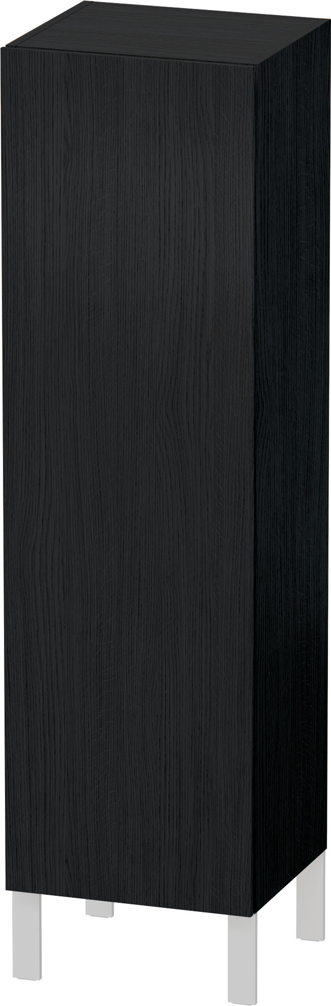 Duravit HS individual L-Cube 200x250x901mm 1 Tür, TA li., Eiche Schwarz