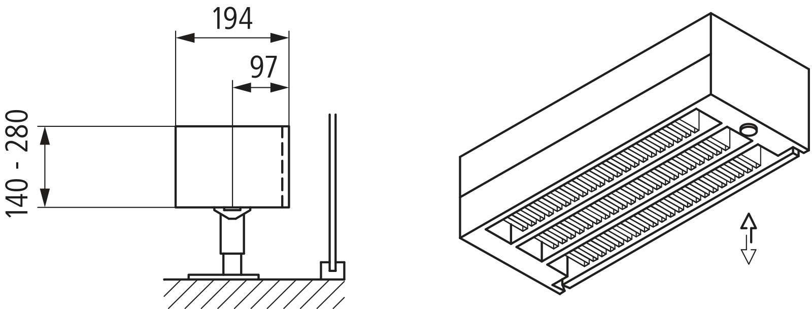 Kermi Kon m. Str. Typ33 BH70x194x700mm QN504, weiß, 6bar, m. Abd, AB 12