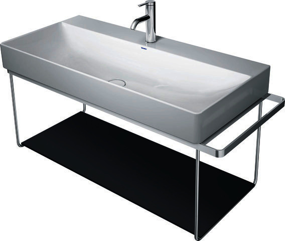 DU Glaseinleger in Metallkonsolen f. DuraSquare WT 235310, Schwarz