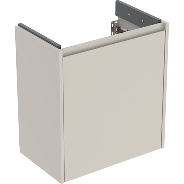 Geberit Renova Compact US für WT, mit 1 Tür 55x60,3x33,7cm, sandgrau/l. seidenmatt