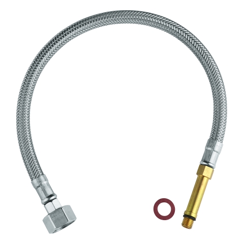 GROHE Schlauch 43373 warm für Pulsomat Surf/Pulsoactron WT-Batterie chrom