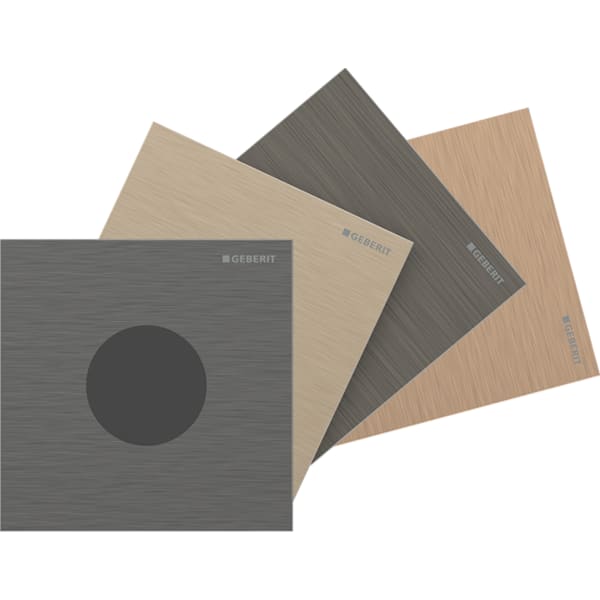 Geberit Typ 40 Abdeckplatte, rund UR-Strg. IR, kundenspez., galvanisiert