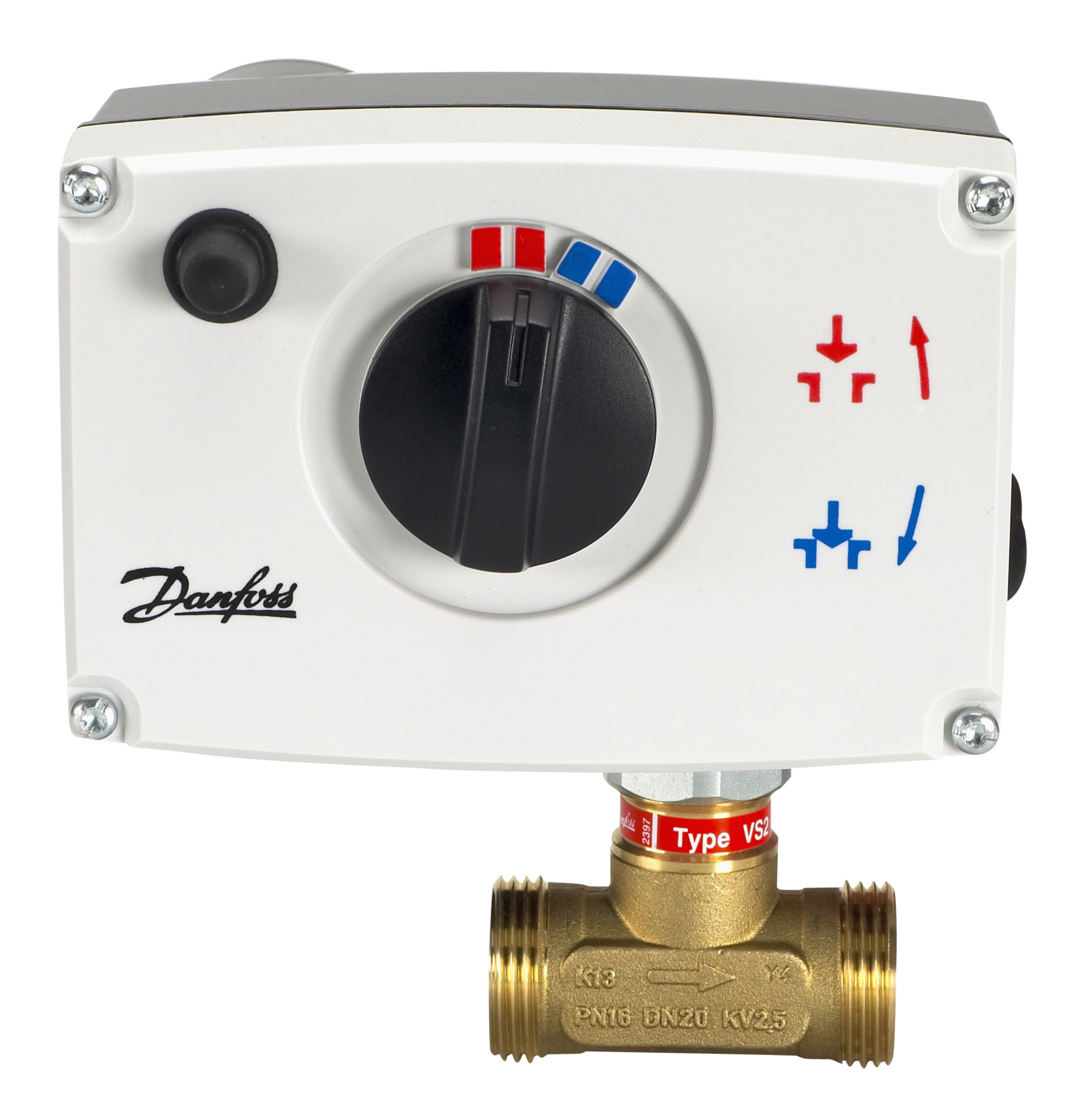 Danfoss Durchgangsventil VS2 DN20 Kvs 2,5, PN16, entzinkungsfreies Messing