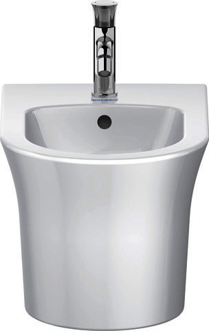 DU Wandbidet White Tulip, 540mm, Weiß mit ÜL, mit HLB, 1 HL