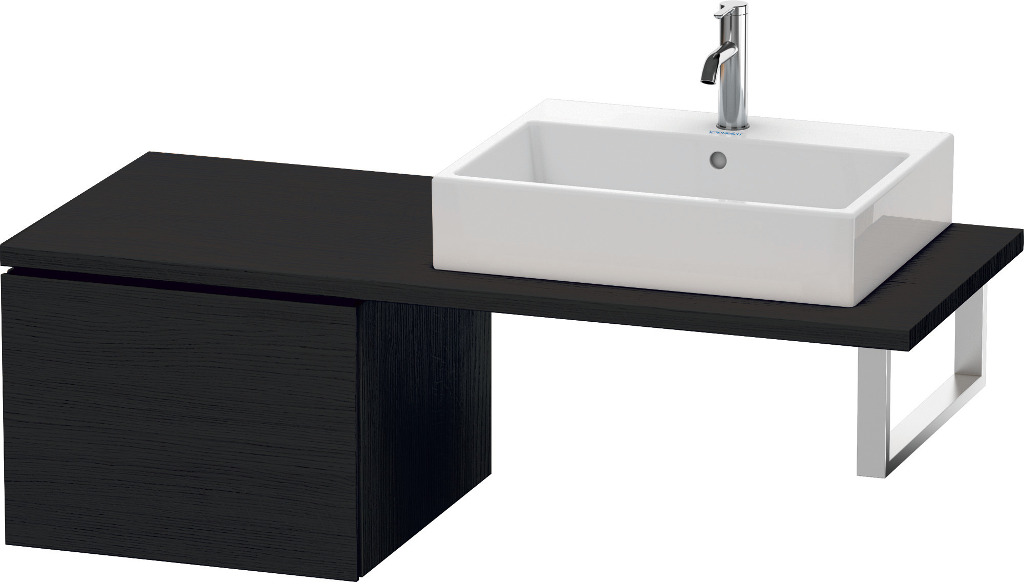 Duravit US für Konsole L-Cube 400x520x548mm 1 Auszug, Eiche Schwarz