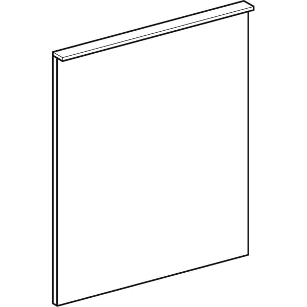 Geberit Xeno2 Lichtspiegel mit direkter und indirekter Beleuchtung, 60x71x5,5cm