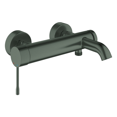 GROHE EH-Wannenbatterie Essence 25250_1 Wandmontage hard graphite gebürstet