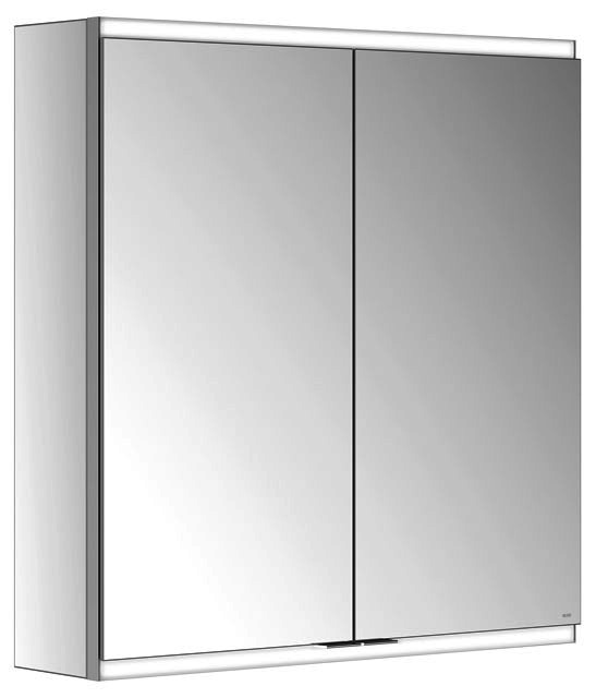 KEUCO Royal Modular 2.0 SPS, bel. 80021, Vorb,1Steckd/USB,sb-elox,700x700x160mm