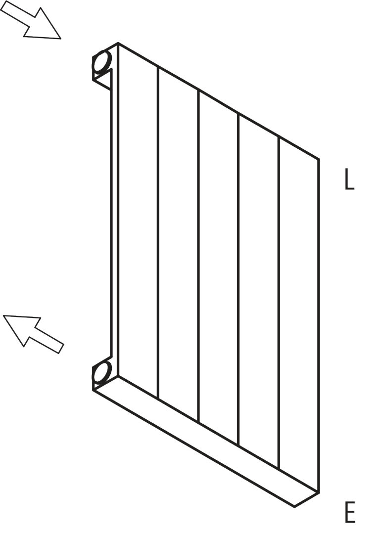 Kermi Heizwand HVN Typ10 BH1800x43x560mm QN958, RAL9016, 6 bar, ANB12