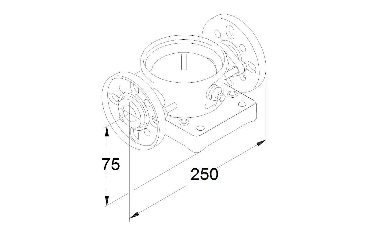 GRUNDFOS Zubehör für vert. Kreiselpumpen Flexi-Clamp DIN Flansch NI DN32/25 EPDM