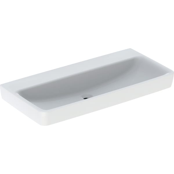 Geberit Renova Plan Waschtisch, 100x48cm o. Hl., o. Ül., weiß