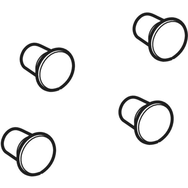 Geberit Set Deckkappen für Metallrahmen (4 Stück)