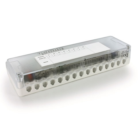 Flamco Logocontrol TS FBH Klemmleiste 8Zonen Pumpenlogikmodul, Heizen/Kühlen, IP33