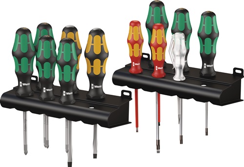 Schraubendrehersatz Kraftform XXL 12-tlg.Schitz/PH/PZD Kraftformgriff WERA Schraubendrehersatz Kraftform XXL 12-tlg.Schitz/PH/PZD Kraftformgriff WERA