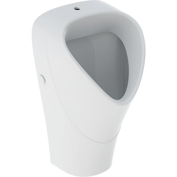 Geberit Renova Urinal Trigonal Zul. oben, Abg.hi. od. unten, weiß, Tect