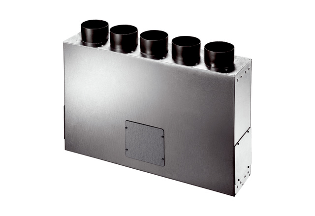 Maico Luftverteile aus Blech MF-BV90-125-5 5 Anschlüsse,Anschluss Flexrohr MF-F90