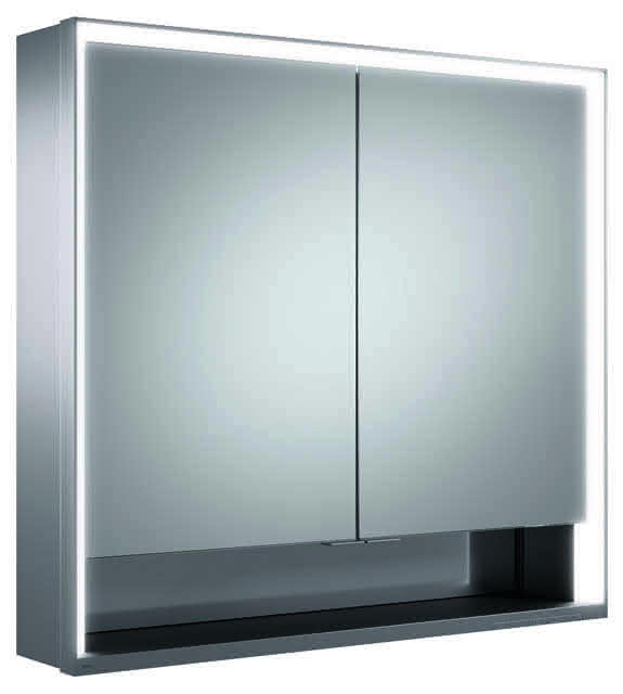 KEUCO SPS Royal Lumos 14302, VB Hzg. 800x735x165mm si.-elox.