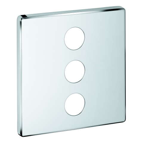 GROHE Rosette 48368 eckig für SmartControl chrom