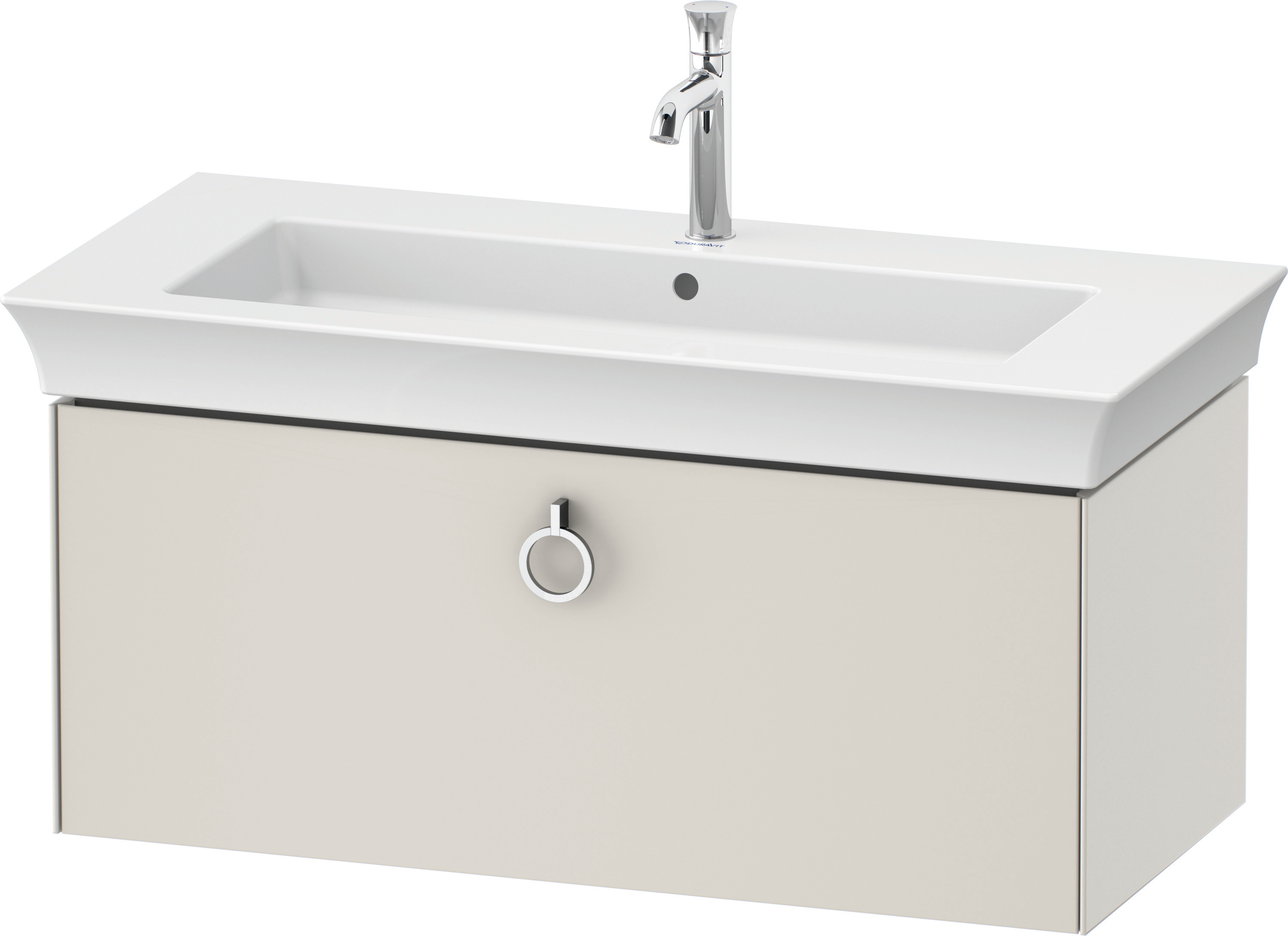 Duravit WTU wandh. White Tulip,1 Ausz.,mit Griff,410x984x458,Nordic Weiß Sdm.