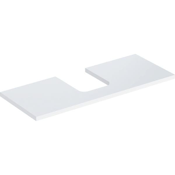 Geberit ONE WT-Pl. Aus mi. f. AWT Schalenform 120x3x47cm, weiß hgl.