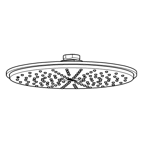 GROHE Kopfbrause Rainshower C 210 28373 Durchfluss 8l chrom