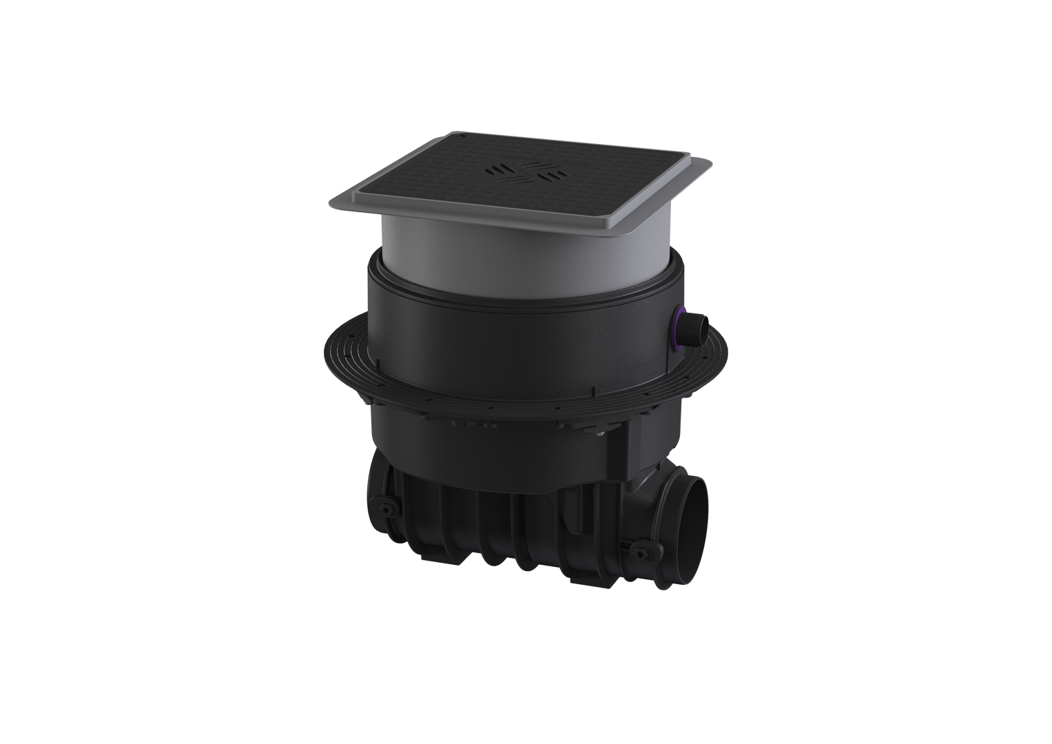 KESSEL-Rohbaukit Ecolift M Underfloor ohne Stutzen, schwarz