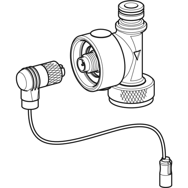 Geberit Temperatur- und Volumenstromsensor intern