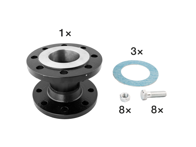 BIRAL Zubehör HLKKS Zwischenstück DN65, 135mm, PN16