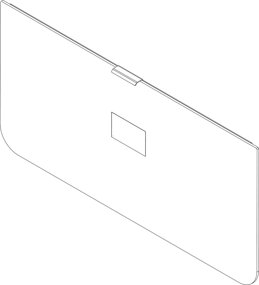 BOSCH Ersatzteil TTNR: 87186495510 Blende schwarz