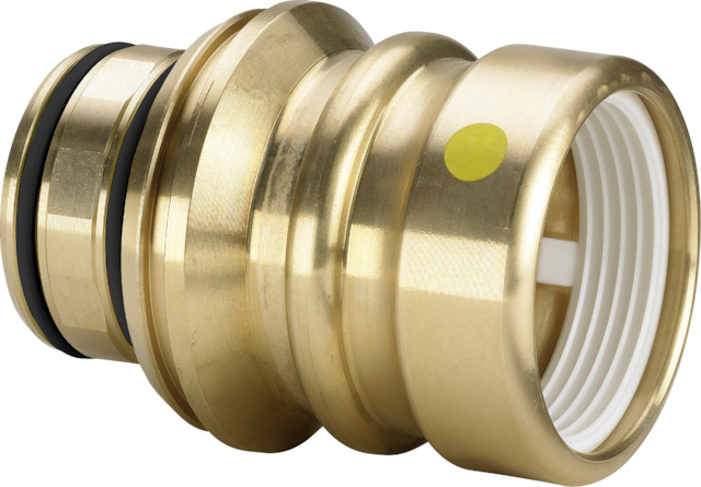 Viega Anschlussstück mit SC Geopress G 9693G in 32mm Rotguss