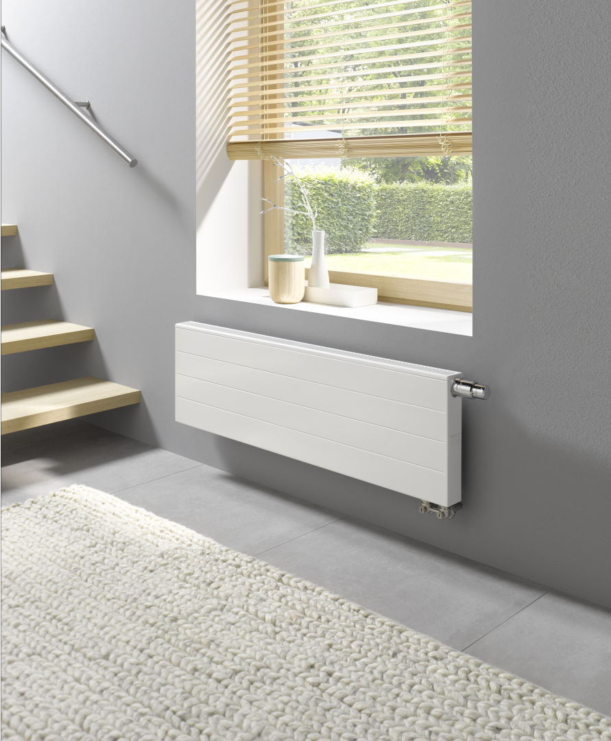 Kermi Line-V Hyg T10 905x63x405 QN303, RAL9016, 10bar, Vent.re, o.Abd,BK