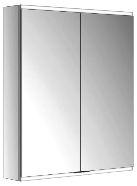 KEUCO Royal Modular 2.0 SPS, bel. 80021, Vorb,2Steckd,sb-elox,800x900x160mm