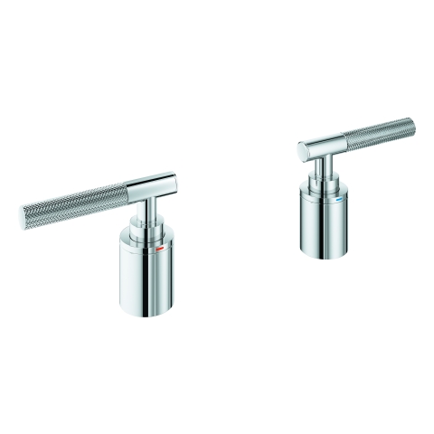 GROHE Hebelgriffe Atrio Private C. 48651 Rändelstruktur chrom