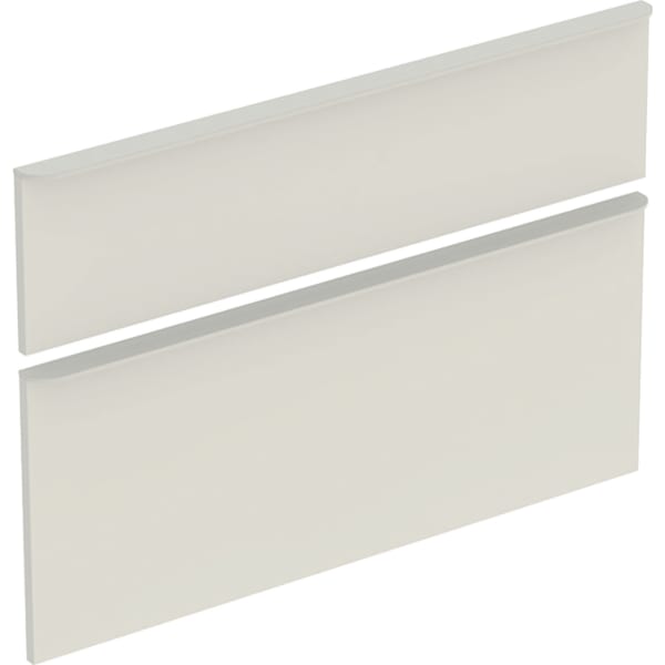 Geberit Schubladenfronten (2 St.) mit Griffe sand-grau, zu SmyleS WTU B: 90cm