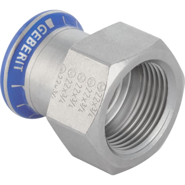Geberit Mapress Edelstahl Übergang mit IG (LABS-frei) d42-Rp1 1/2