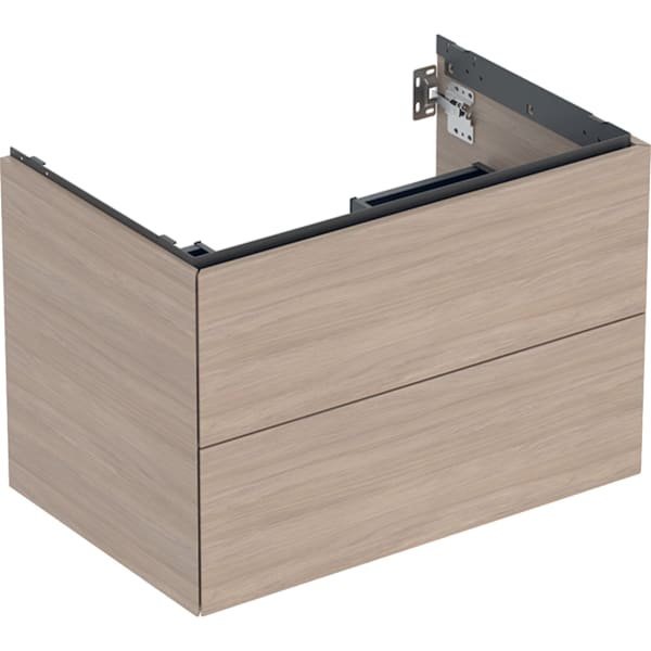 Geberit ONE Unterschrank für WT/-Platte 2 Schubl., 74x50,4x47cm, Eiche