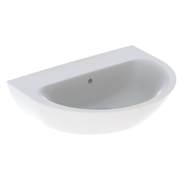 Geberit Renova Waschtisch, 65x50cm o. Hl., m. Ül., weiß