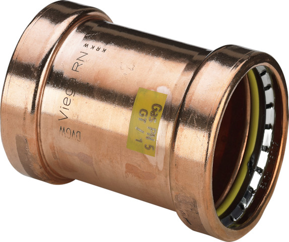 Viega Schiebemuffe Profipress G XL 2615.5XL für Gas in 64,0mm Rotguss