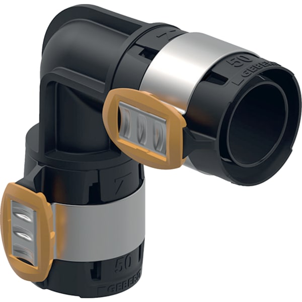 Geberit FlowFit Bogen 90Gr, PPSU, d63