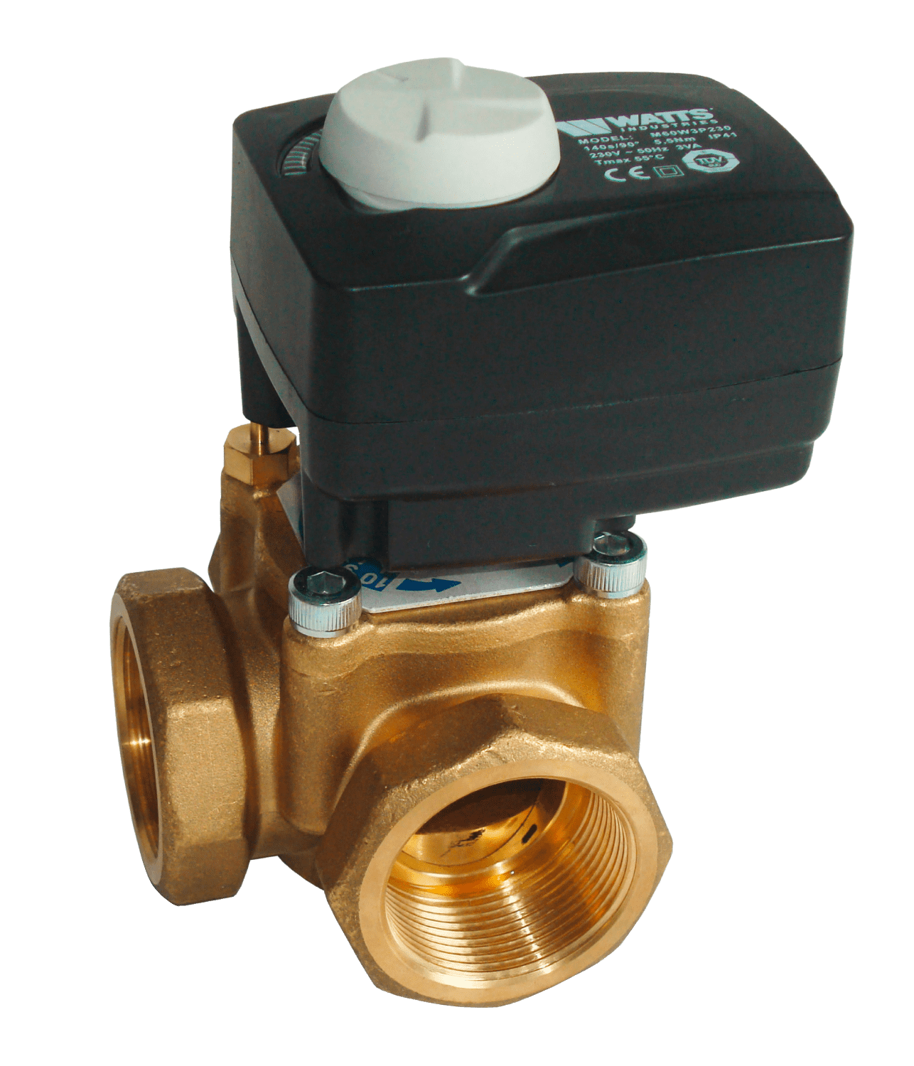 WATTS 3-Wege Mischer mit Stellmotor V3GB 20, DN 20, 3/4", Kvs 6,0