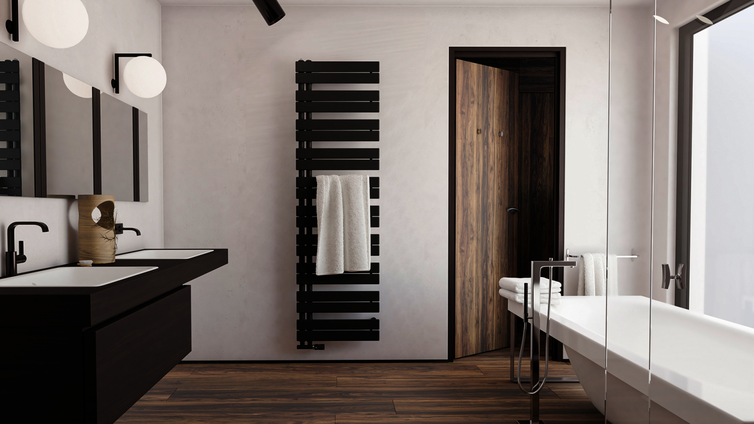 ZE Design-HK Roda Duo ROI-120-060 1108x67x550, RAL 9016
