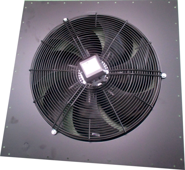 Wolf Axial-Ventilator 3x400V mit Rückwand, für LH 40