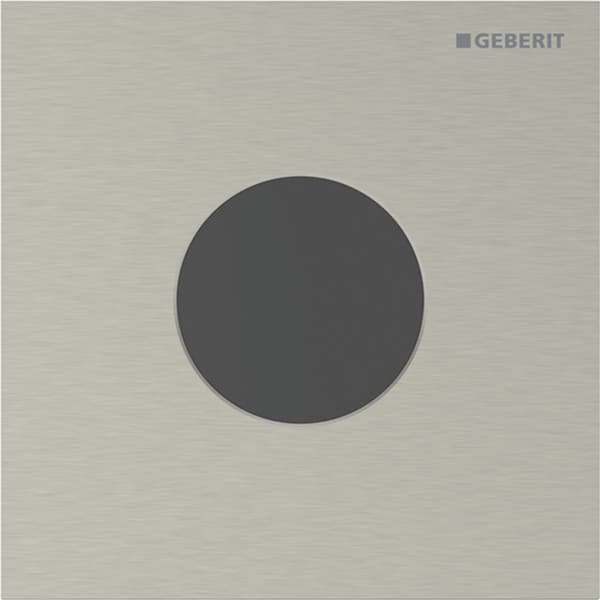 Geberit Typ 40 Abdeckplatte, rund für UR-Strg. IR, nickel gebürstet /Etc
