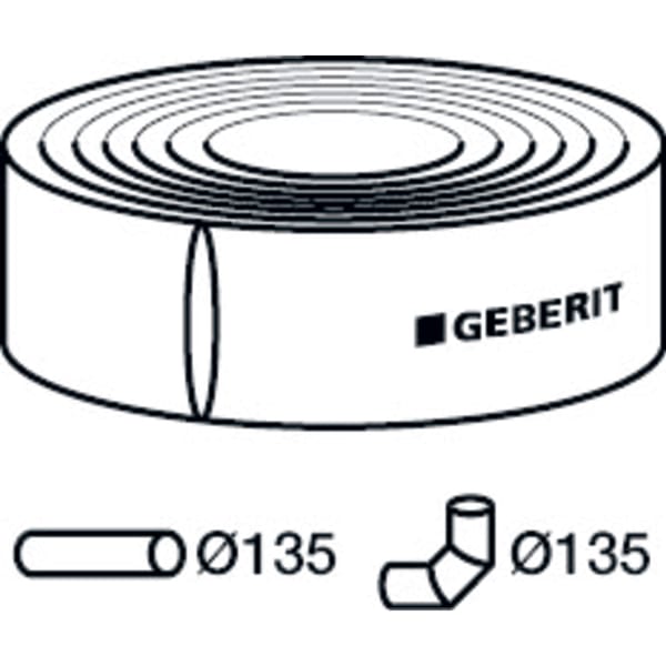 Geberit Dämmschlauch aus PE d135