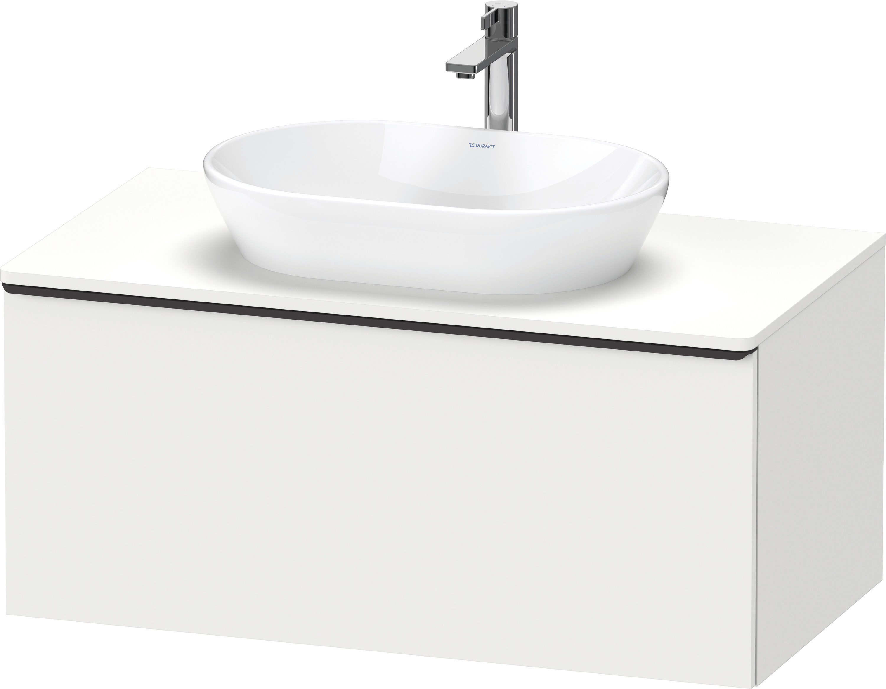Duravit D-Neo,Kons-WTU,Ausz:1,Gr:Diam.Schwarz 1000x550x459mm,Wandh.Weiß Matt,Dekor