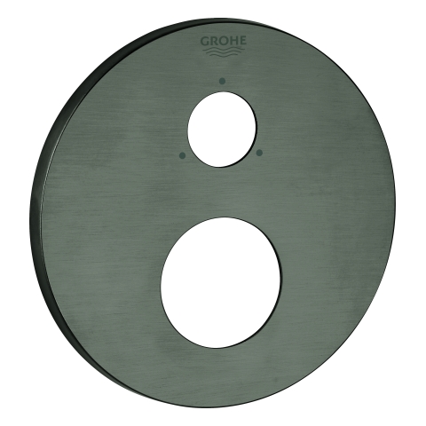 GROHE Rosette 49108 rund für THM-FMS hard graphite gebürstet