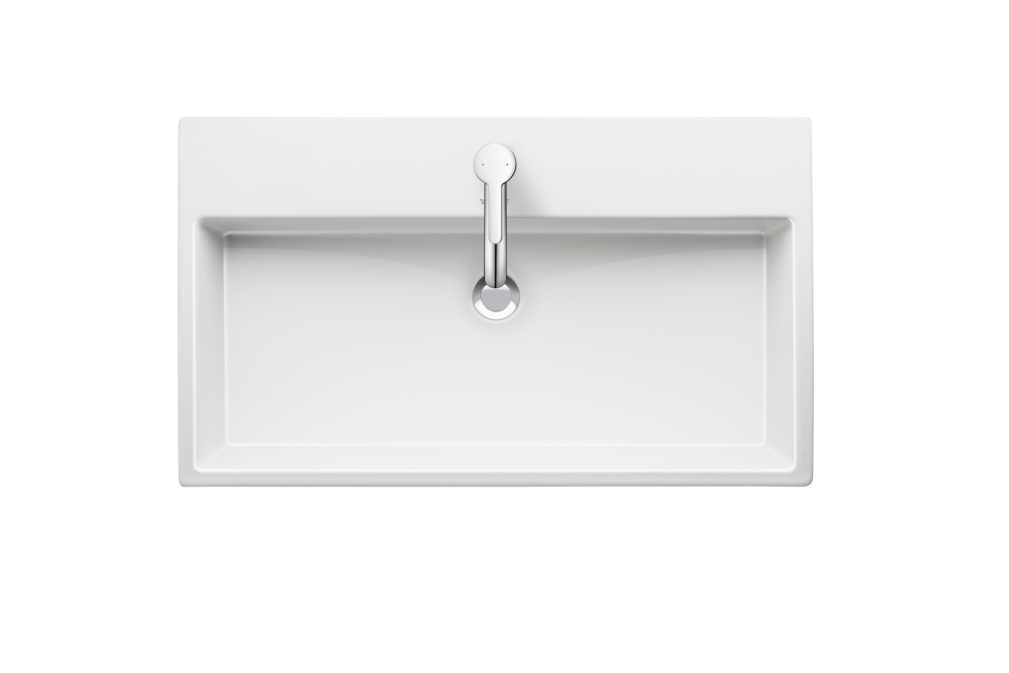 DU Waschtisch Vero Air 800mm o. ÜL, m. HLB, 1 HL, weiß