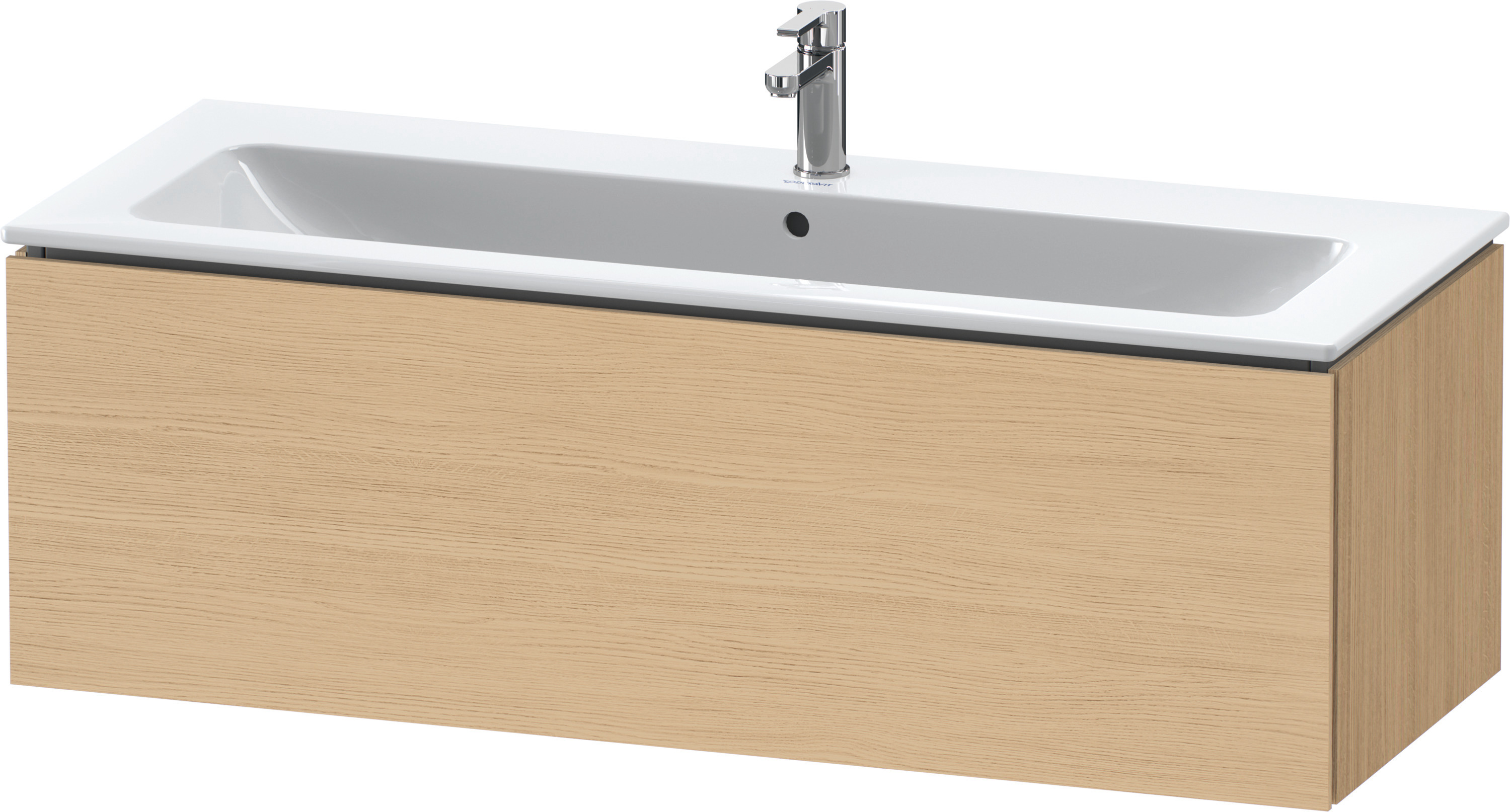 Duravit WTU wandh. L-Cube 481x1220x400mm 1 Auszug, f.233612, Eiche Natur