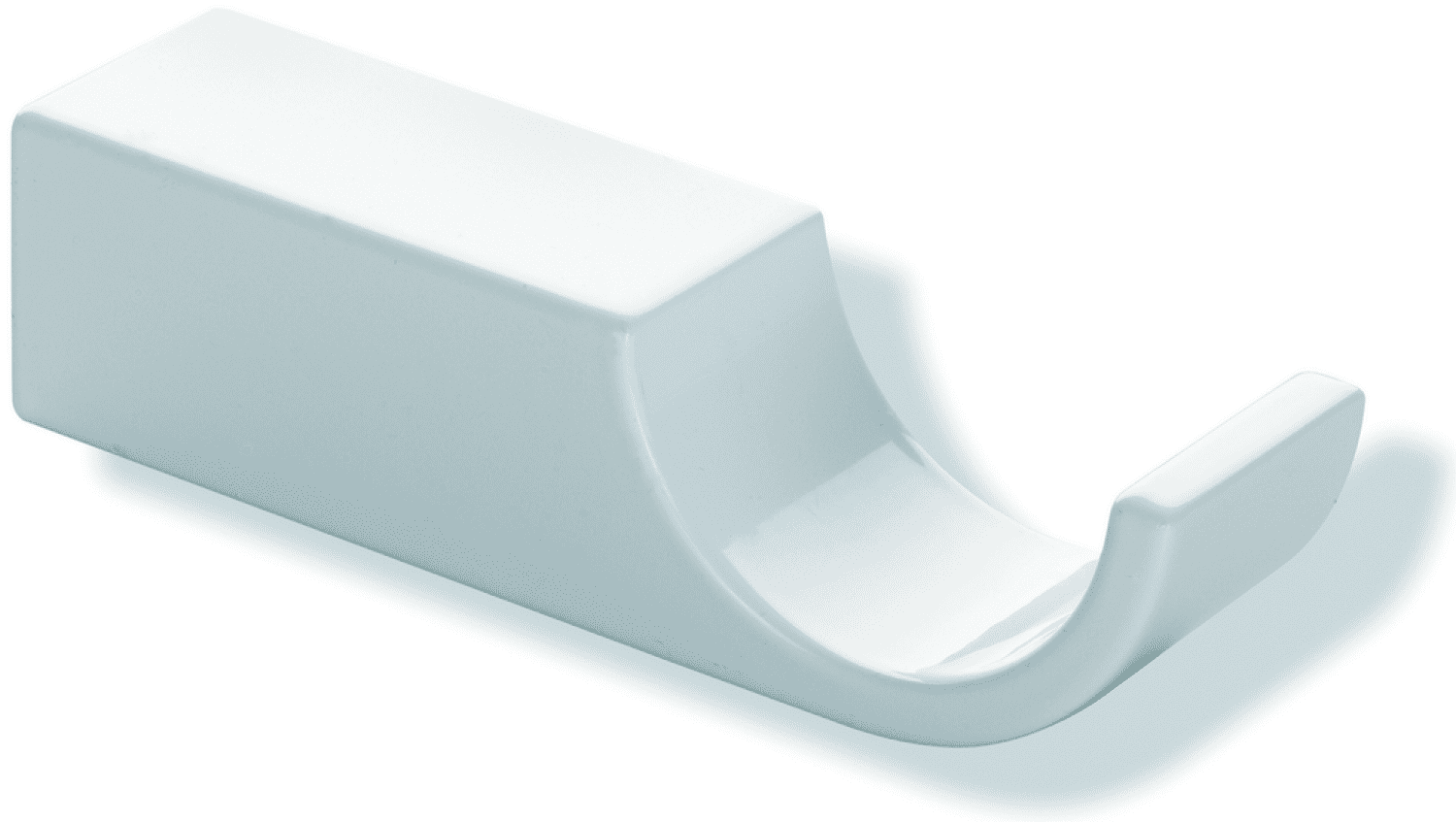 HEWI Haken Sys 800 K, Kst., Tiefe: 80mm signalweiß