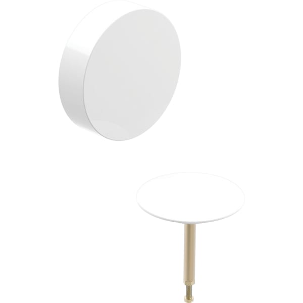 Geberit Ablaufdeckel d52 für BW-Ablauf mit Drehbetätigung, weiß Geberit Ablaufdeckel d52 für BW-Ablauf mit Drehbetätigung, weiß